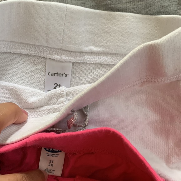 Girl 18mo-2T spring summer clothing overalls leggings shorts capri pants - Picture 7 of 17